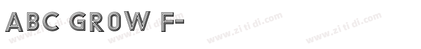 ABC Grow f字体转换